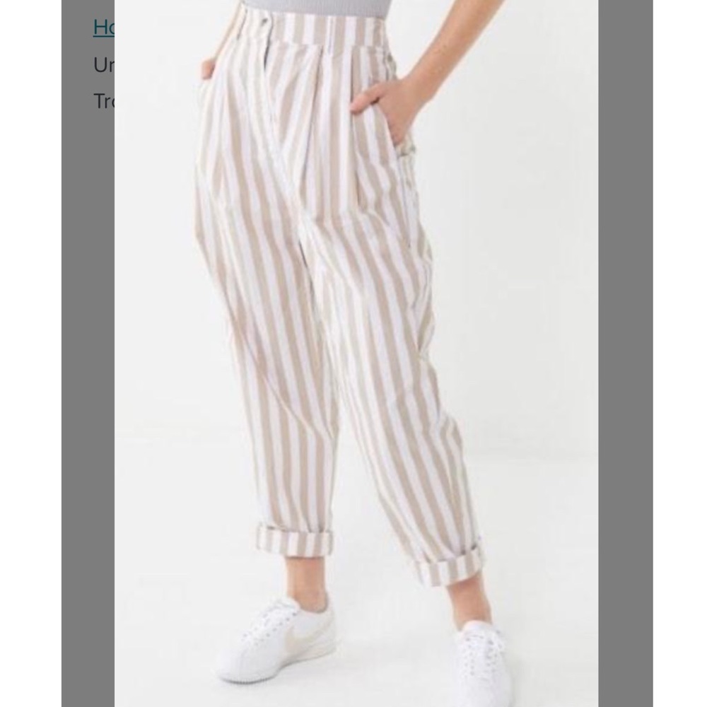 Urban Outfitters highwaist striped pants
